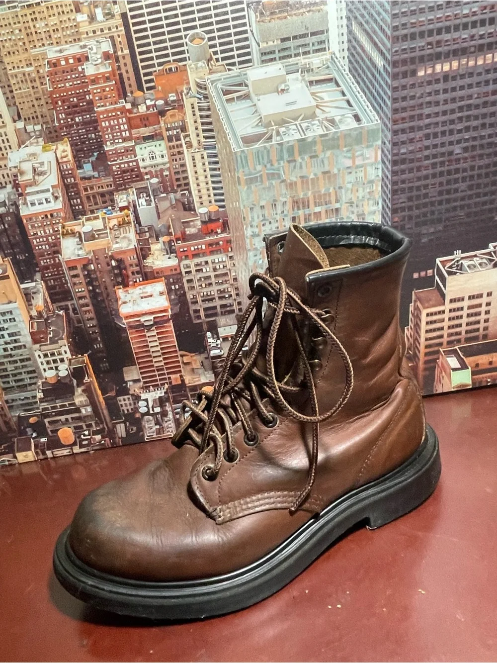 Red Wing 953 Supersole  Soft Toe Boot Mens Size 7 E3 Made In USA